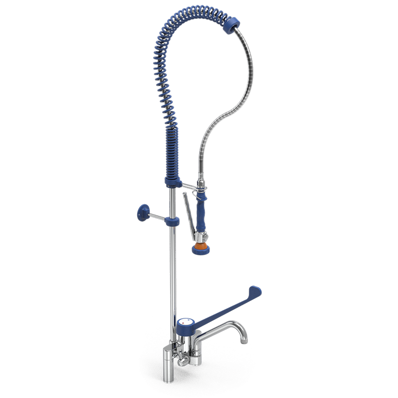 Grifo ducha doble entrada Serie Monoblock 450x1200 mm.