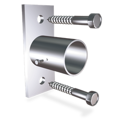 Soporte lateral para tubo 100x40x45x30 mm.