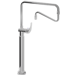 Grifo de columna orientable 2 aguas monomando