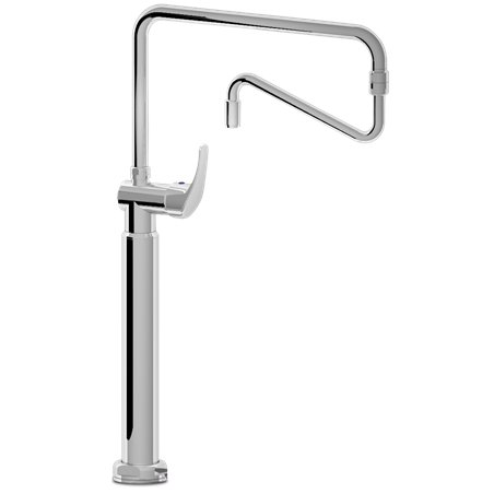 Grifo de columna orientable 2 aguas monomando