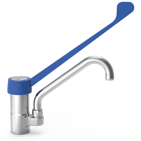 Grifo de accionamiento a codo Serie Monoblock 250x380 mm.