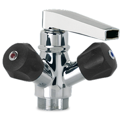 Grifo giratorio sobremesa dos aguas Serie Extra bajo