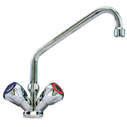 Grifo giratorio dos aguas 260x200x1/2"