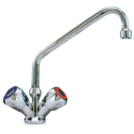 Grifo giratorio dos aguas 310x230x1/2"