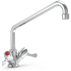 Grifo giratorio 1/4 vuelta dos aguas 250x200x1/2"