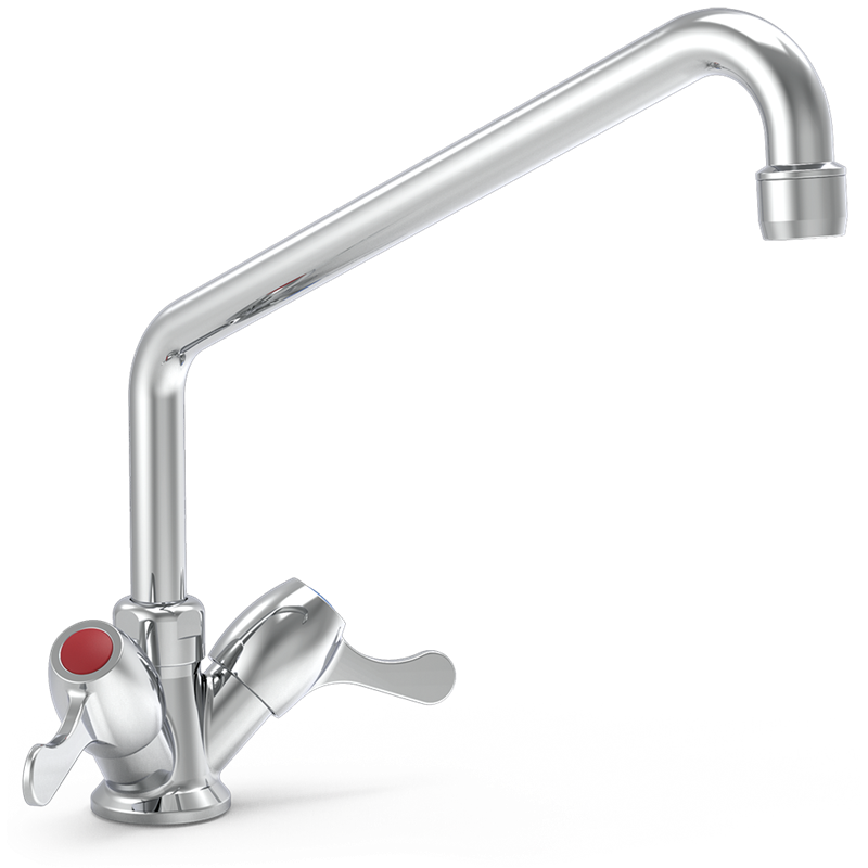 Grifo giratorio 1/4 vuelta dos aguas 250x200x1/2"