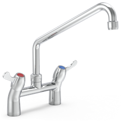 Grifo giratorio 1/4 vuelta dos aguas (dos tomas)