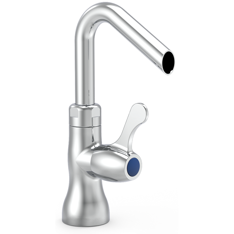 Grifo giratorio 1/4 vuelta un agua caño bajo