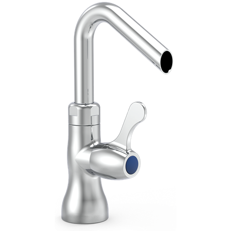 Grifo giratorio 1/4 vuelta un agua caño bajo