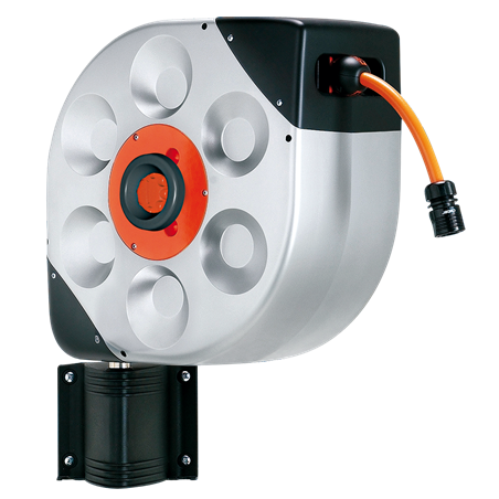 Grifo manguera enrollable básico 1/2" L20.000 mm.