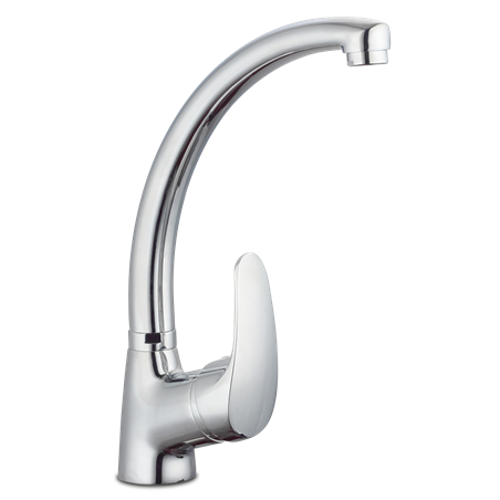 Grifo monomando sobremesa caño alto para fregadero 178,5x262x288 mm