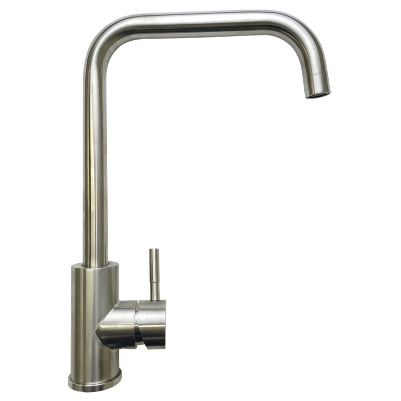 Grifo monomando sobremesa acero inoxidable