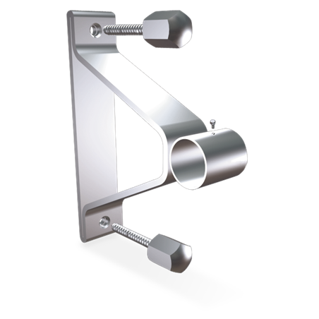 Soporte puente c/trasera para tubo 200x145x30 mm.