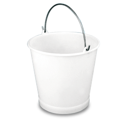 Cubo industrial 13 lts. blanco para hielo ø300x280 mm.