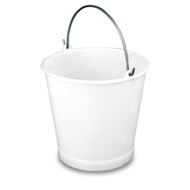 Cubo industrial 13 lts. blanco para hielo ø300x280 mm.