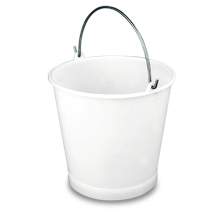 Cubo industrial 13 lts. blanco para hielo ø300x280 mm.