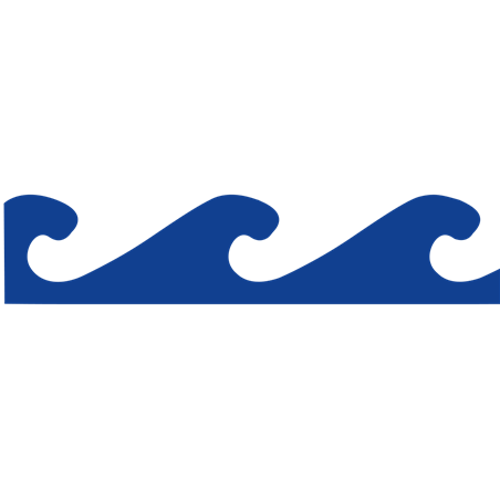 Adhesivo "Ola" para pie de mostrador de pescadería