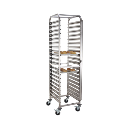 Carro bandejero Gastronorm 1/1 20 niveles 380x555x1725 mm.