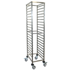 Carro bandejero Gastronorm 2/1 20 niveles 675x590x1880 mm.