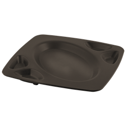 Plato cuatro salsas 235x235x20 mm