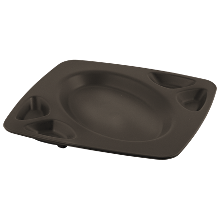 Plato cuatro salsas 235x235x20 mm