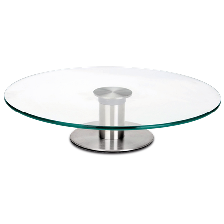 Plato de cristal giratorio ø30x60 mm.