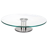 Plato de cristal giratorio ø30x60 mm.