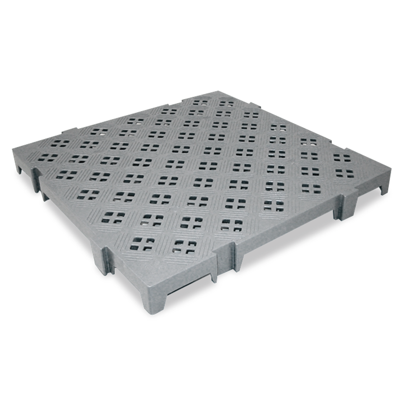 Loseta antideslizante gris 1000x500x50 mm.