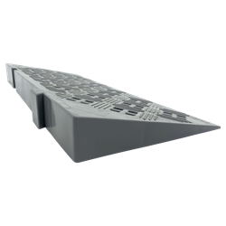 Loseta rampa gris 500x200x50 mm.