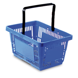 Cesta de supermercado sencilla