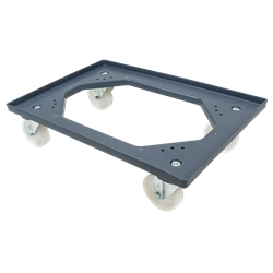 Plataforma rodante Euronorm 610x410x161 mm.