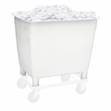 Contenedor rectangular gran capacidad blanco 210 lts.