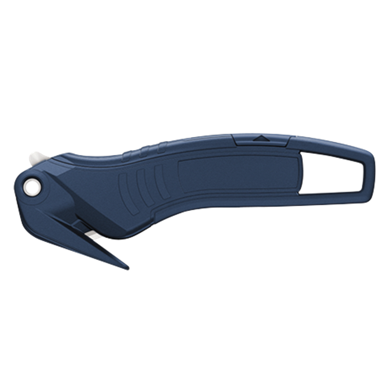 Cutter combi c/cierre de seguridad, metal detectable 150x7x50 mm.