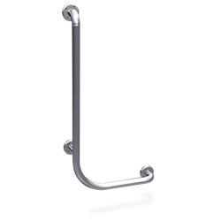 Barra de apoyo mural inox para bañera mano derecha