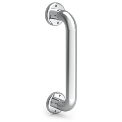 Barra de apoyo mural inox vertical 300 mm.