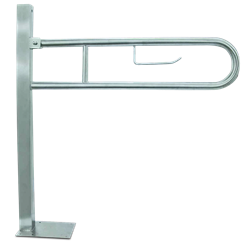 Barra de apoyo abatible inox anclaje a suelo