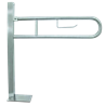 Barra de apoyo abatible inox anclaje a suelo