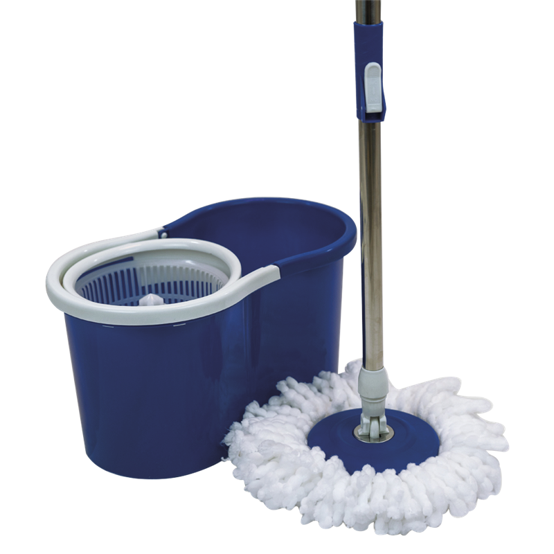 Fregona y cubo con escurridor giratorio 360º