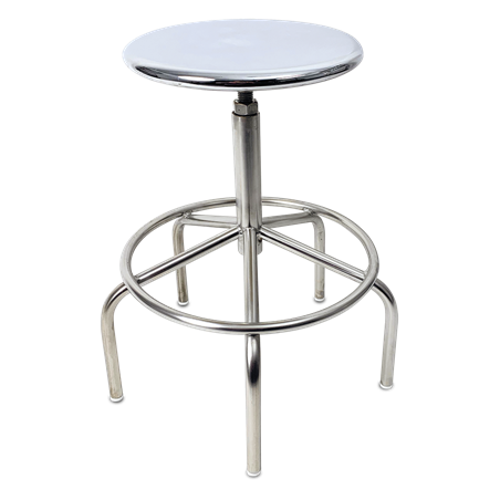Taburete inoxidable ø290x640 mm.