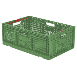 Cesta alimentaria plegable