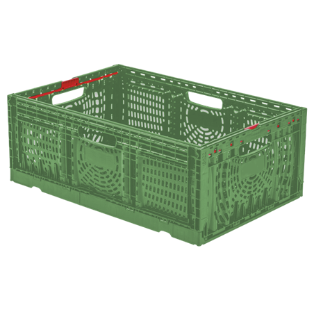 Cesta alimentaria plegable