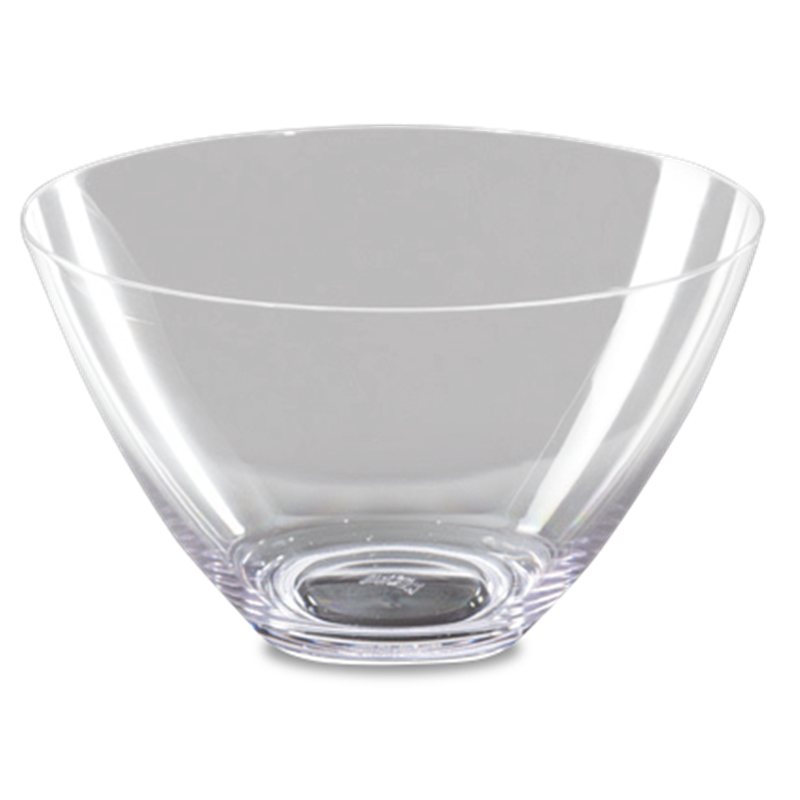 Bowl de policarbonato transparente ø217x128 mm.