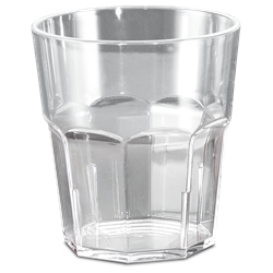 Vaso policarbonato transparente 27 cl. ø80x88 mm.