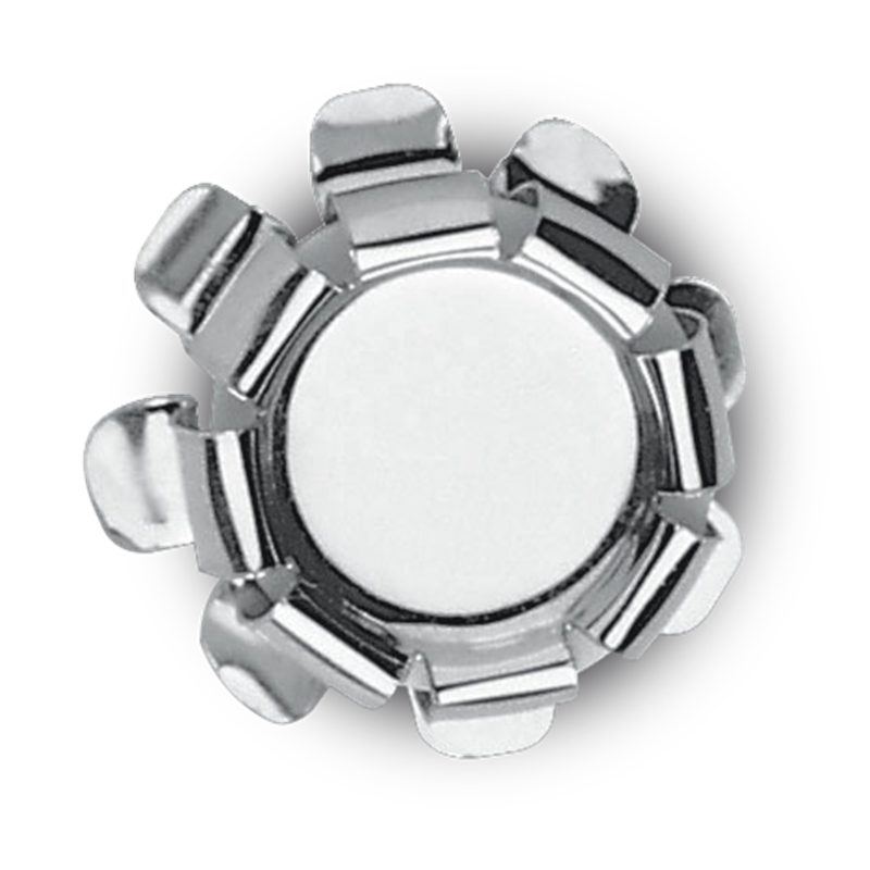 Tapón de corona acero inox ø40x20 mm.