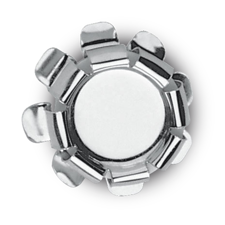 Tapón de corona acero inox ø40x20 mm.