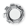 Tapón de corona acero inox ø40x20 mm.