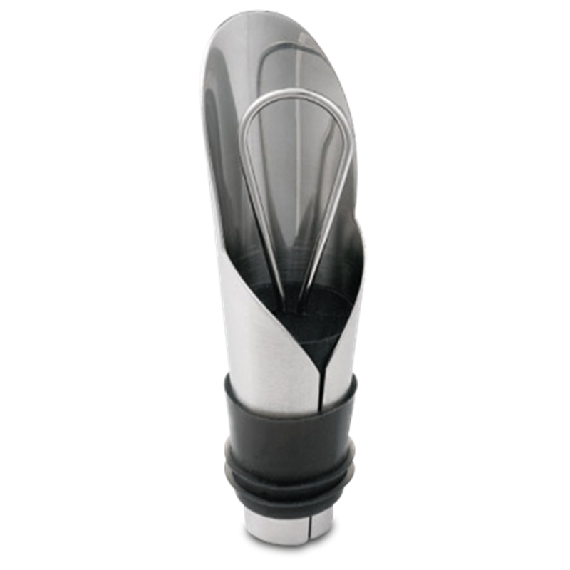 Escanciador de vino acero inox con tapón de silicona