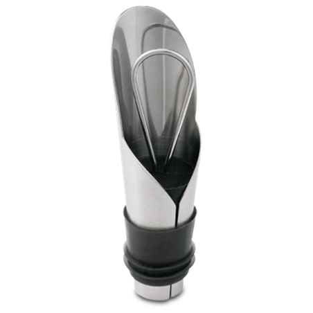 Escanciador de vino acero inox con tapón de silicona