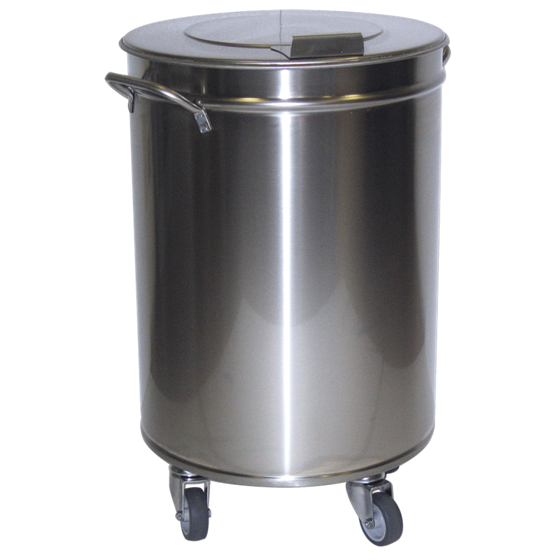 Contenedor inoxidable con tapa 50 lts.