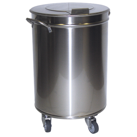 Contenedor inoxidable con tapa 50 lts.